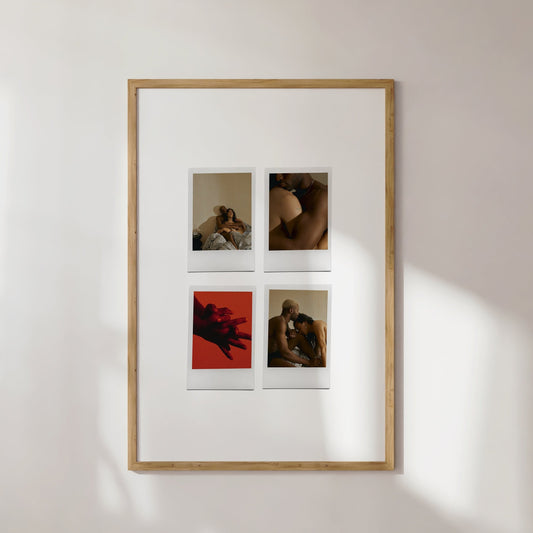 Personalized Polaroid Wall Art Poster (4 Images)