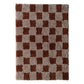 Ruby Checkered Bath Mat