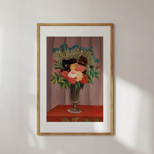 Henri Rousseau "Bouquet of Flowers" Poster