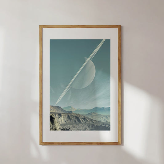 Saturn Wall Art Poster Digital Print