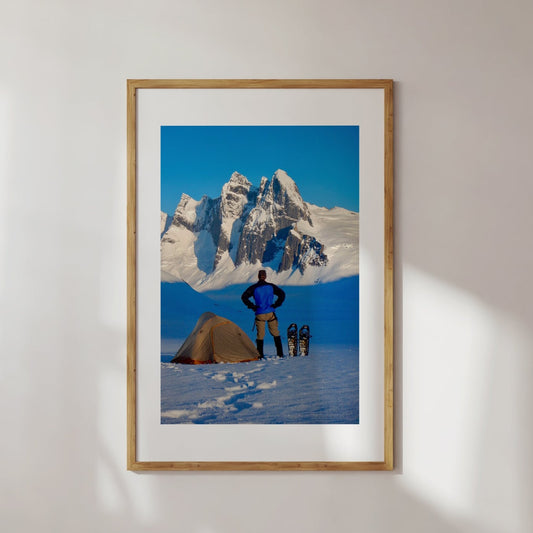 Snowy Mountain Poster