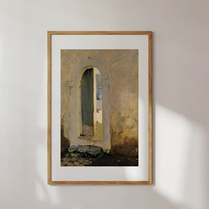 Open Doorway in Morocco Poster