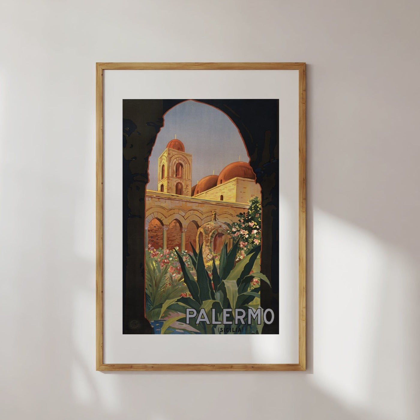 Palermo Sicilia 1920's Vintage Poster