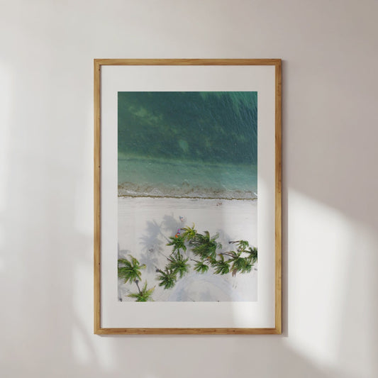 Beach From Above Wall Art