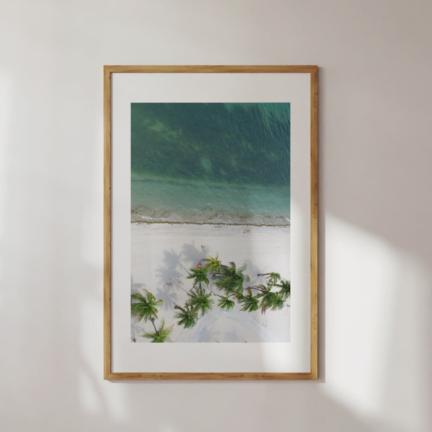 Beach From Above Poster Digital Print