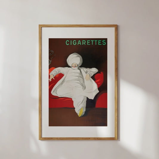 CIGARETTES Vintage Poster Digital Print