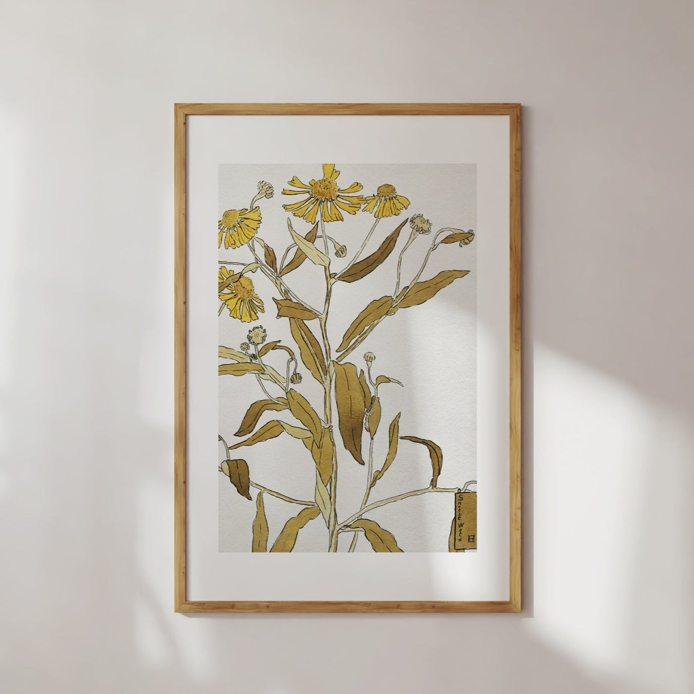 Botanical Weeds Poster