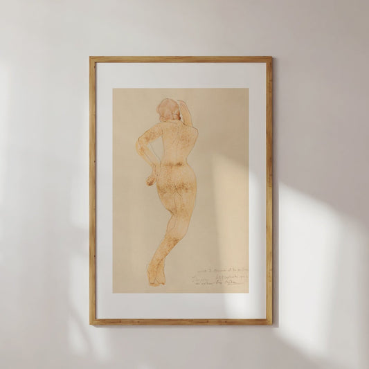 Nude Woman No. 3 Digital Print Poster