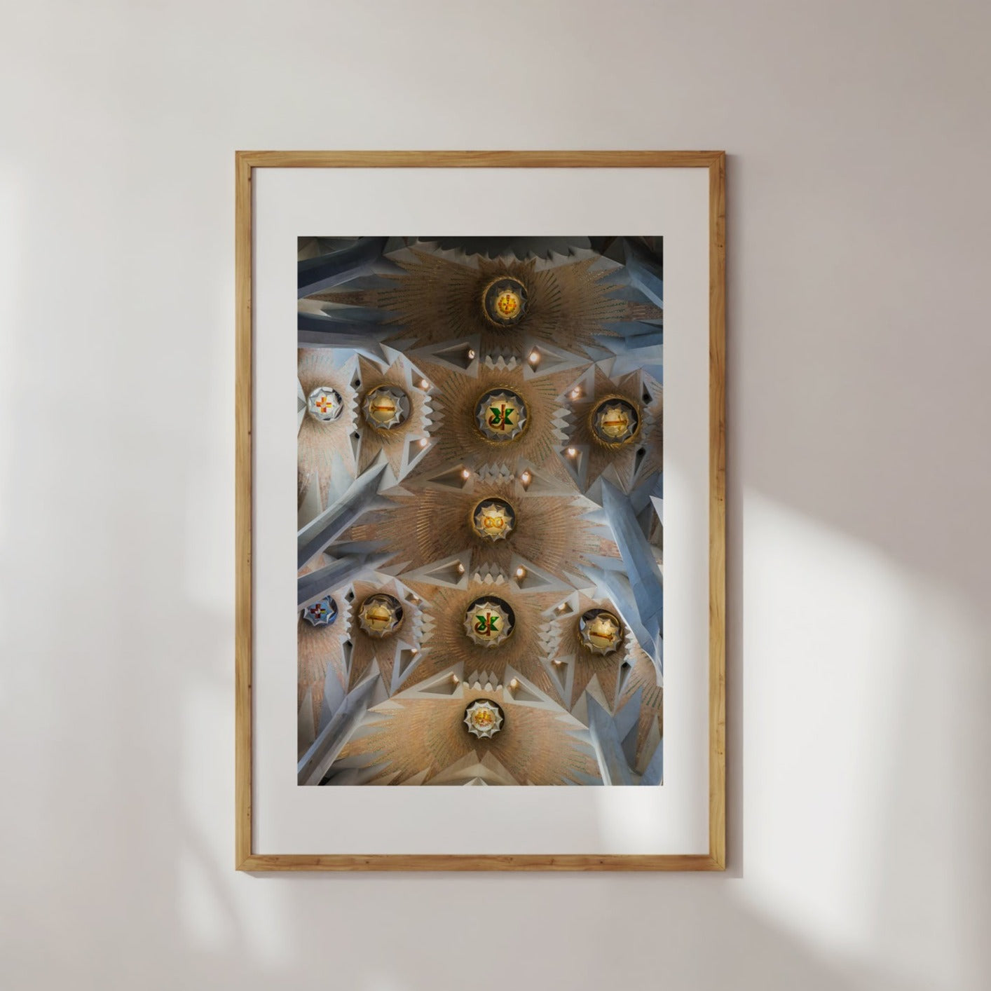 Sagrada Familia Ceiling Poster Digital Print