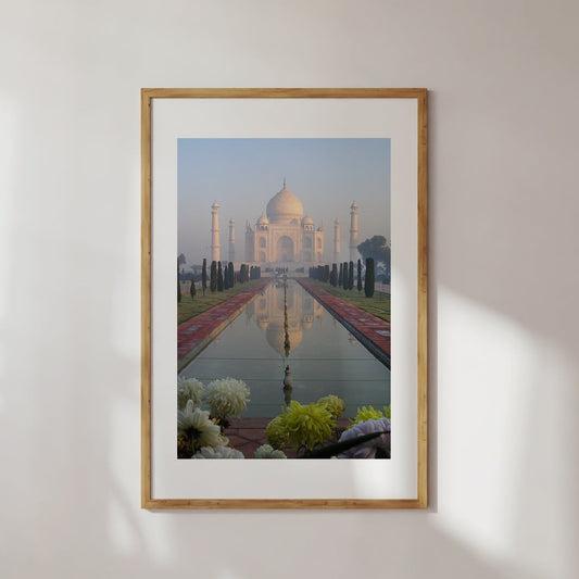 Taj Mahal In Color Poster