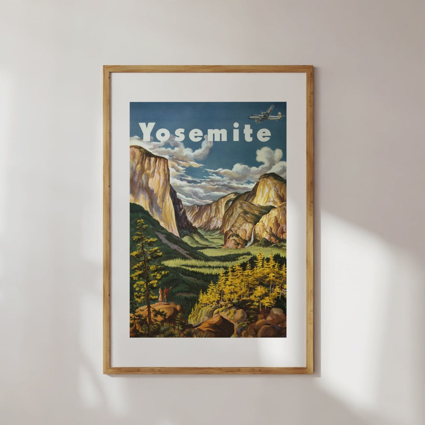 Vintage Yosemite Digital Print Poster