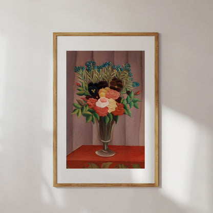 Henri Rousseau "Bouquet of Flowers" Poster Digital Print