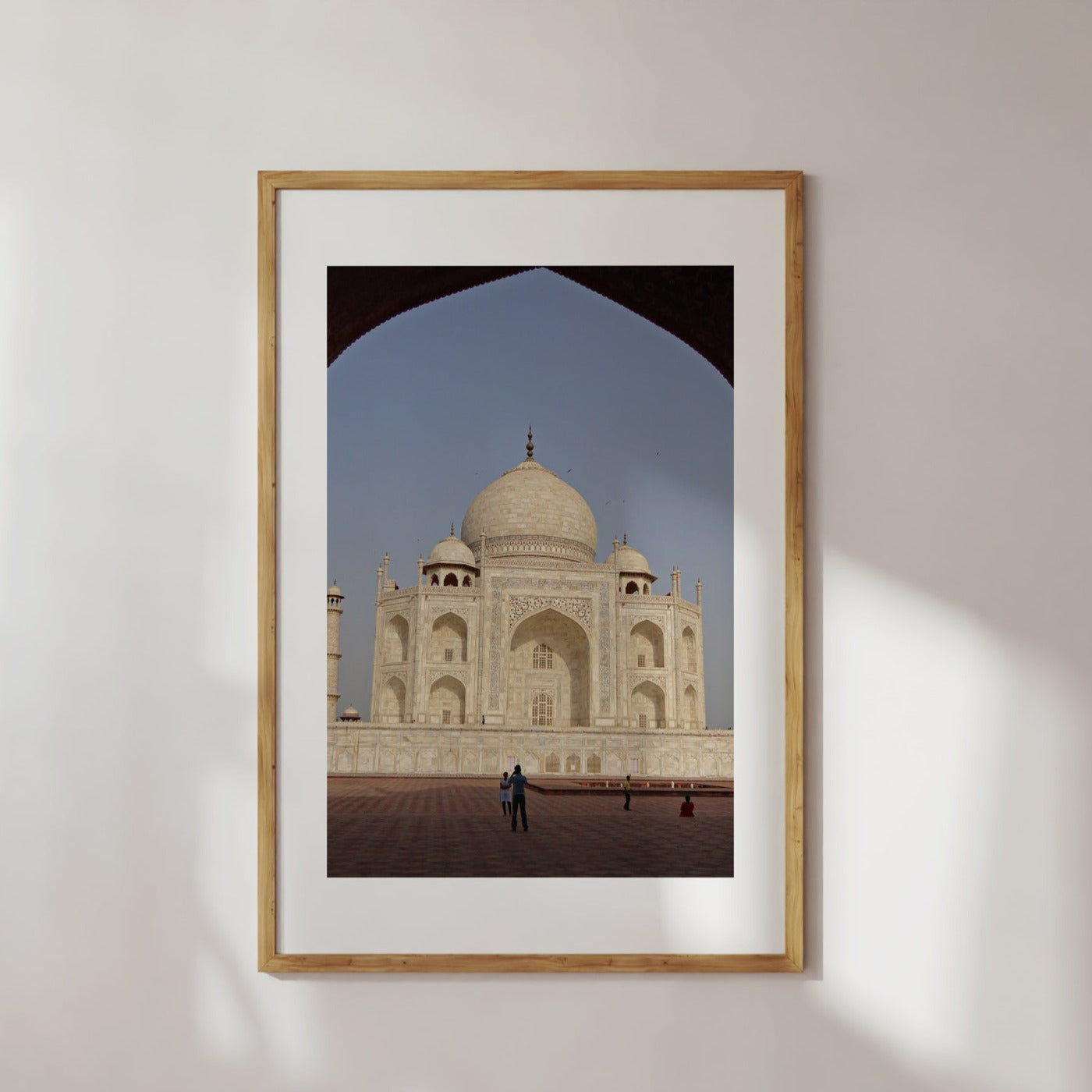 Archway of Taj Mahal Poster