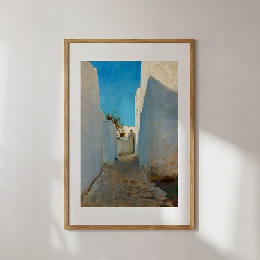 Moroccan Street Poster Digital Print