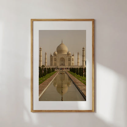 Vintage Taj Mahal Digital Print Poster