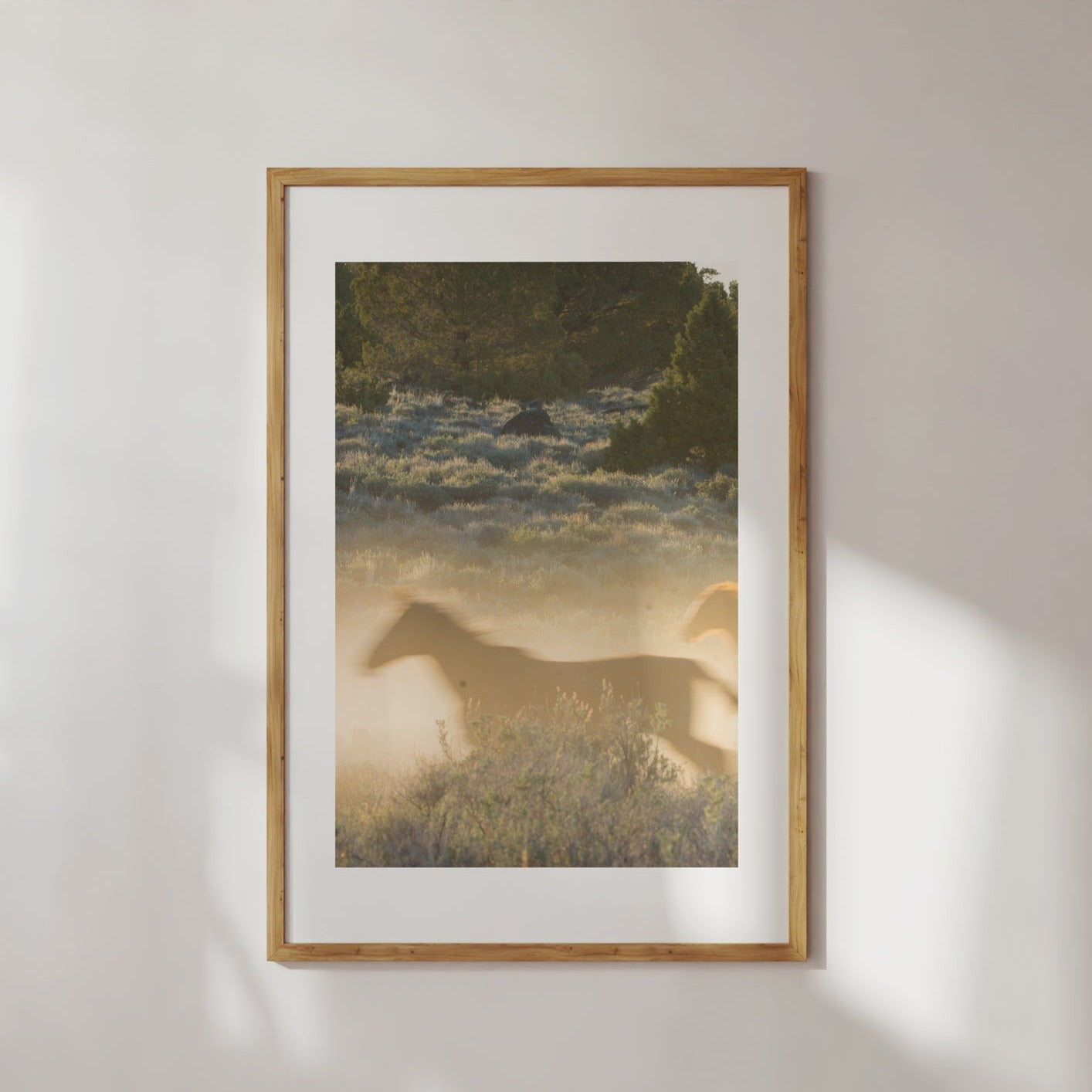 Horses Running Poster Digital Print