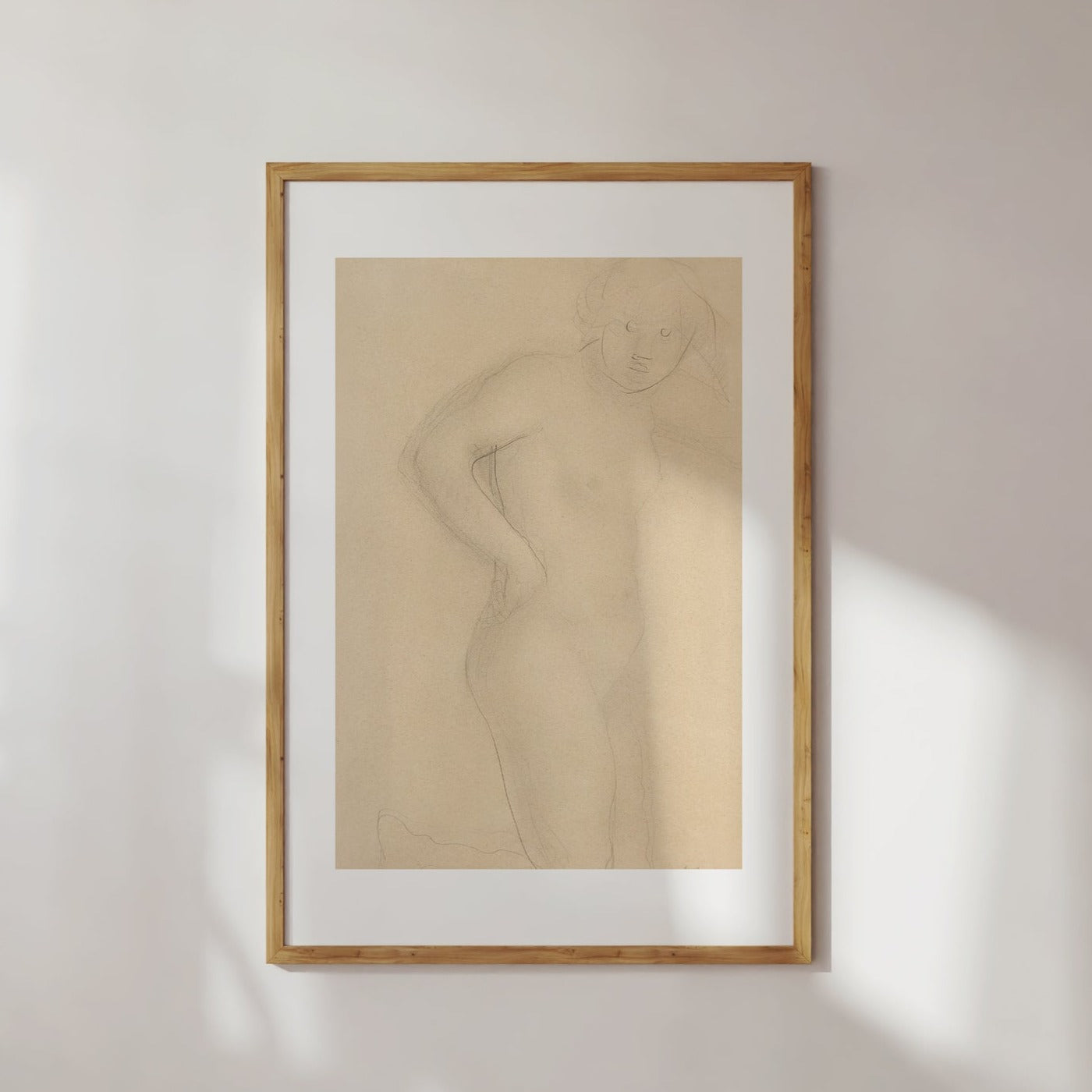 Nude Woman Wall Art Poster