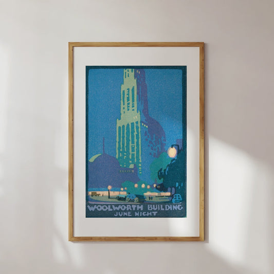 Woolworth Building Vintage Poster