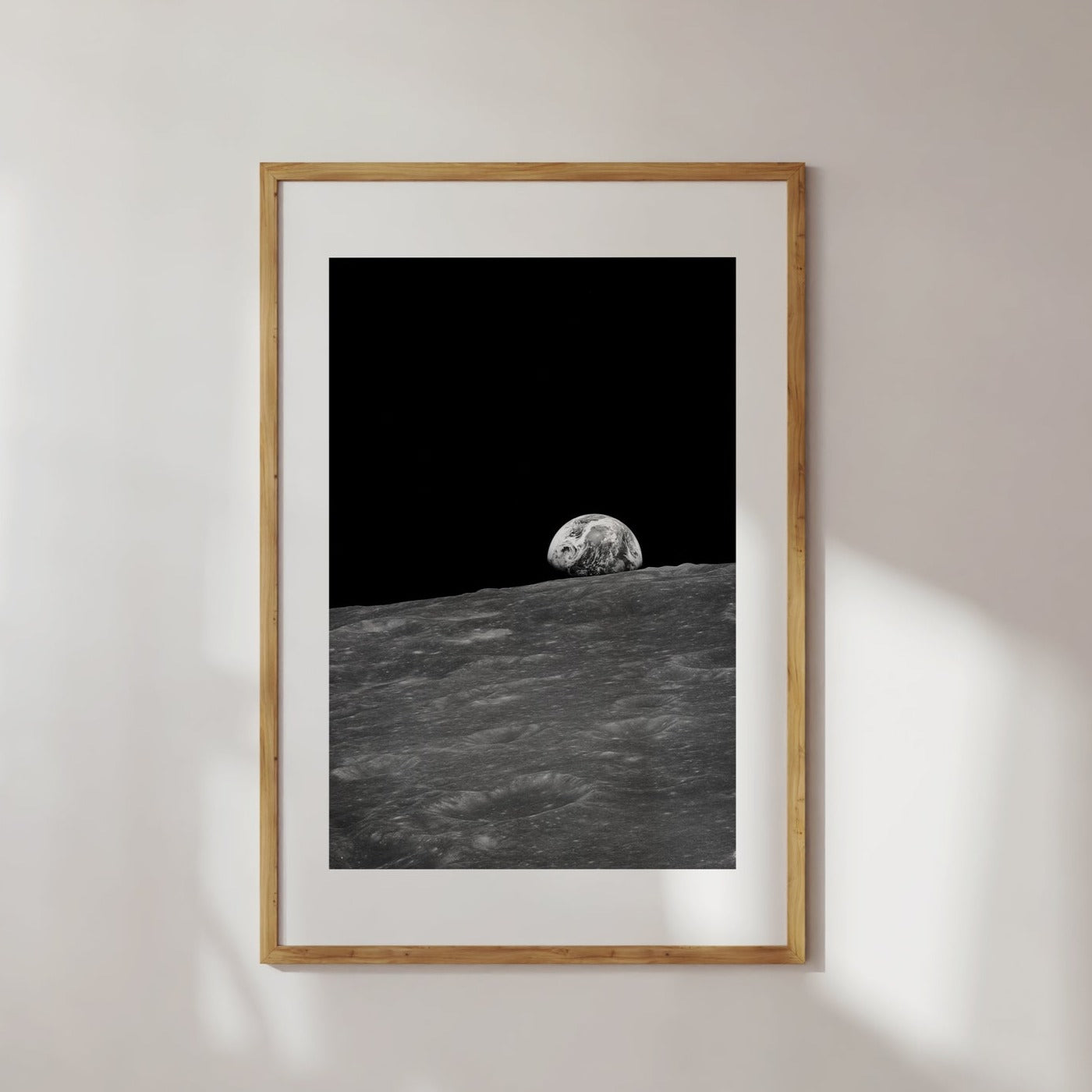 Black & White Moon Poster Digital Print