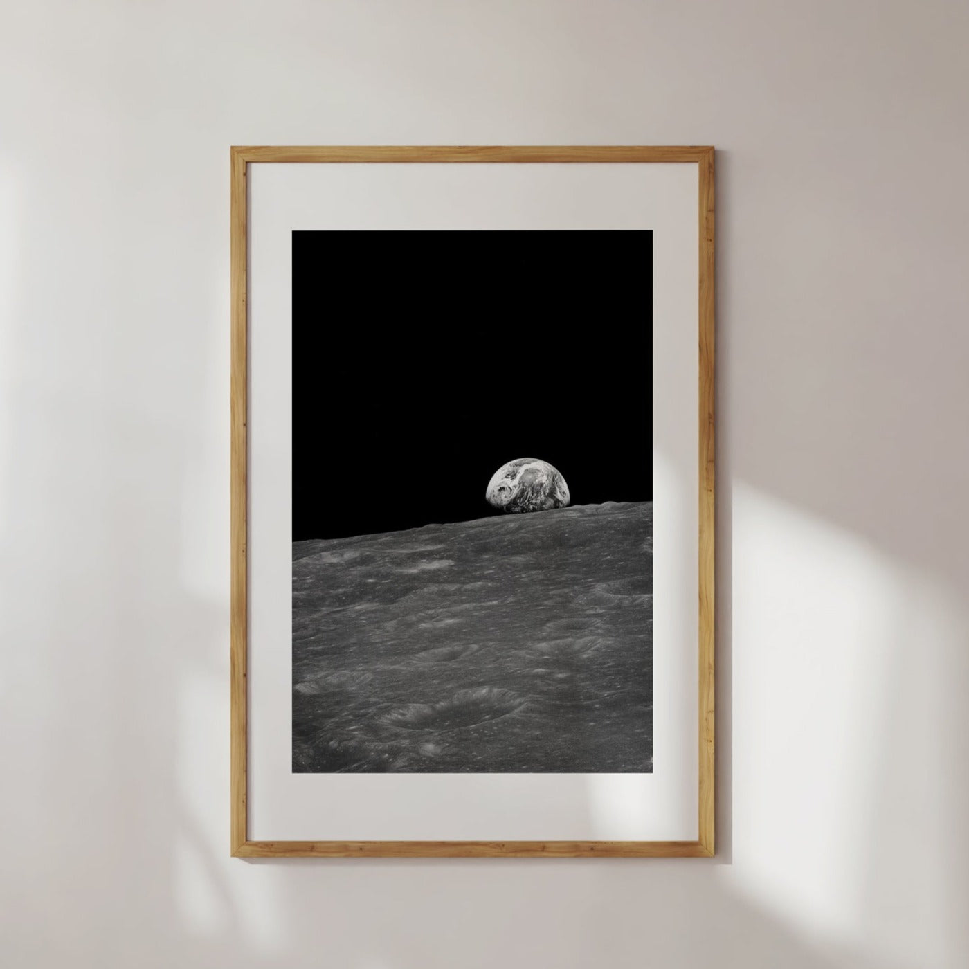 Black & White Moon Poster