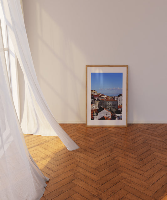 Lisbon Rooftops Poster