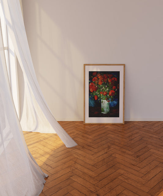 Van Gogh Vase Digital Print Poster