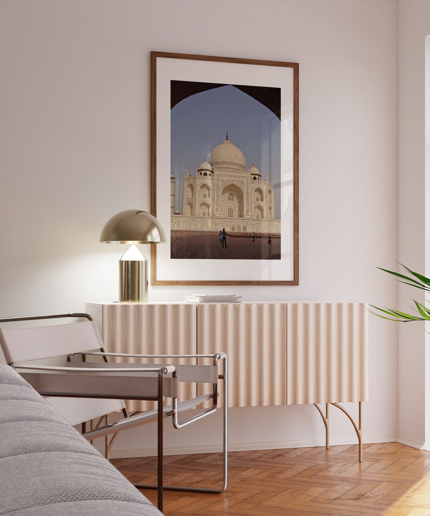 Archway of Taj Mahal Poster Digital Print