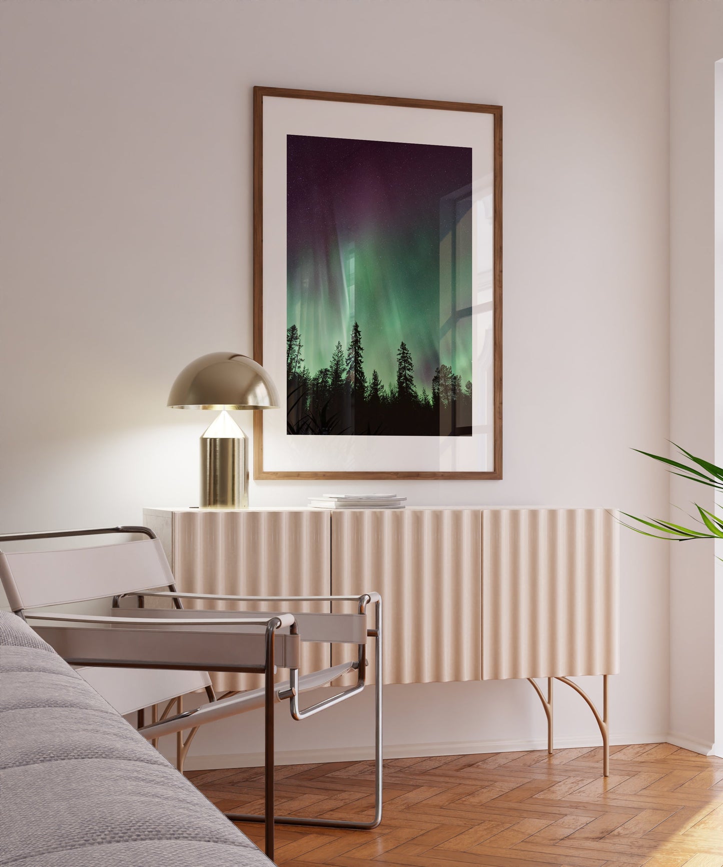 Northern Lights Aurora Borealis Poster Digital Print