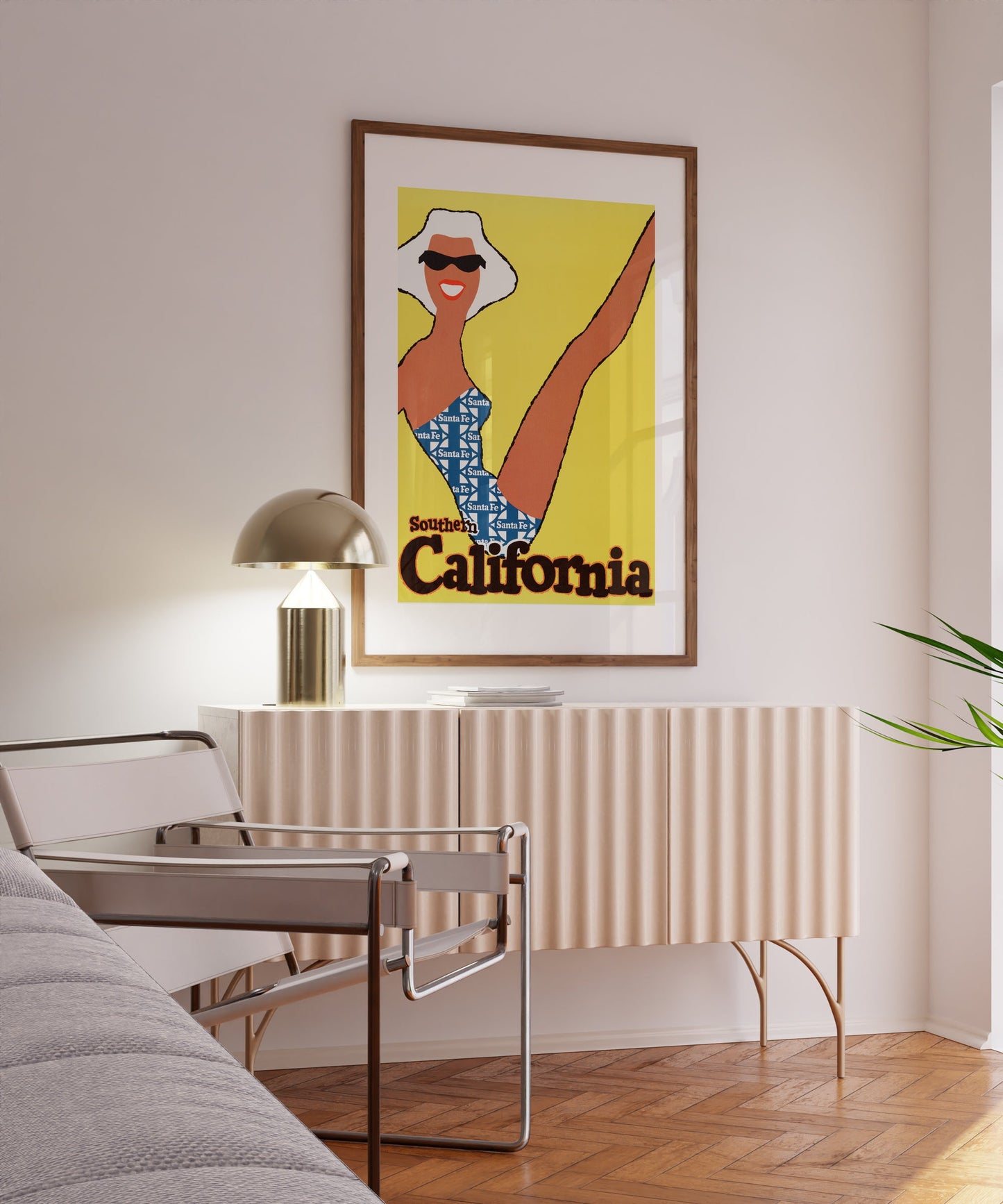 Southern Cali Girl Poster Digital Print