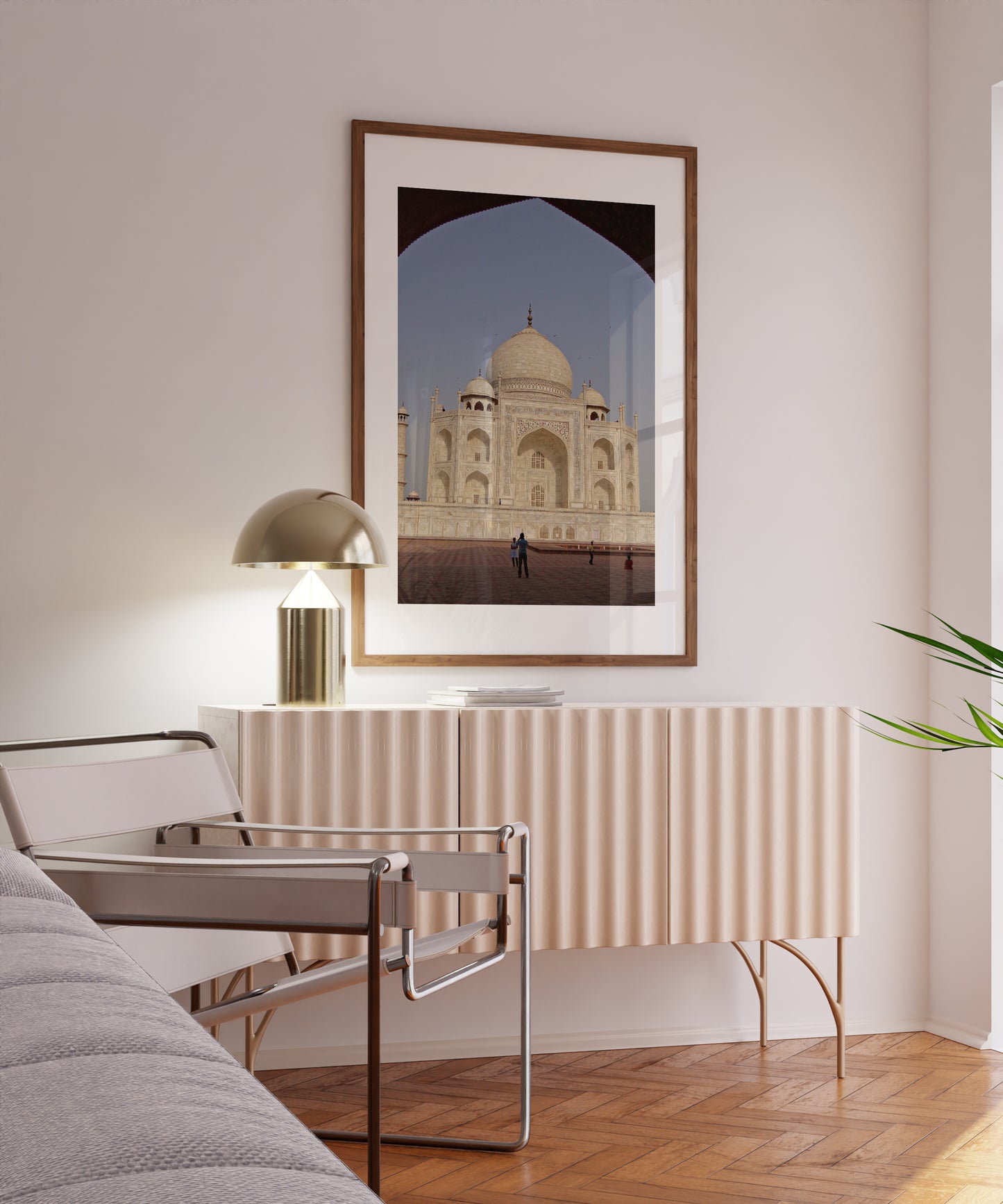 Archway of Taj Mahal Poster