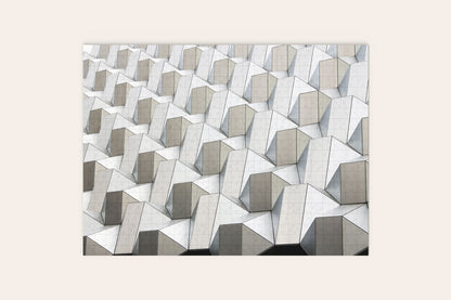 White Geometric Puzzle