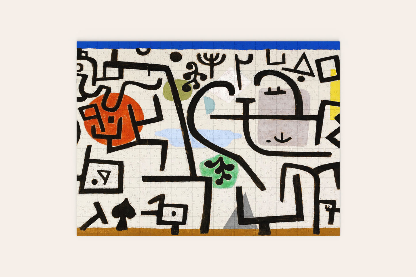 Paul Klee's "Rich Port Travel" Puzzle