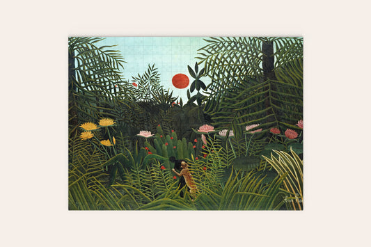 Henri Rousseau's "Virgin Forest with Sunset" Puzzle