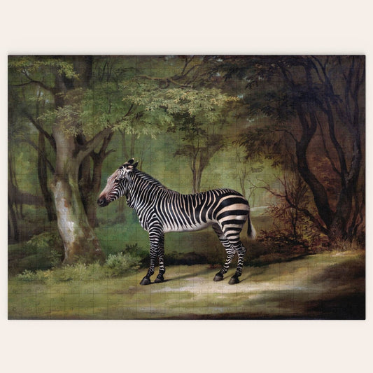 "Zebra" by George Stubbs Artwork Puzzle