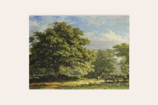 George Andries Roth "View in the Bentheim Forest" Puzzle