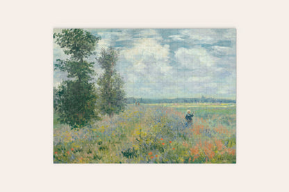 Claude Monet's "Poppy Fields near Argenteuil" Artwork Puzzle