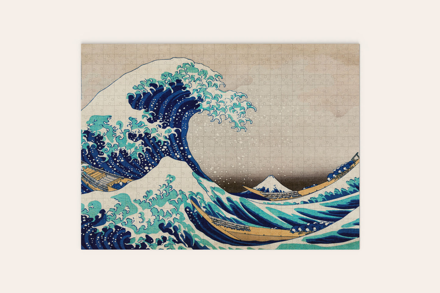 Katsushika Hokusai's "The Great Wave off Kanagawa" Puzzle