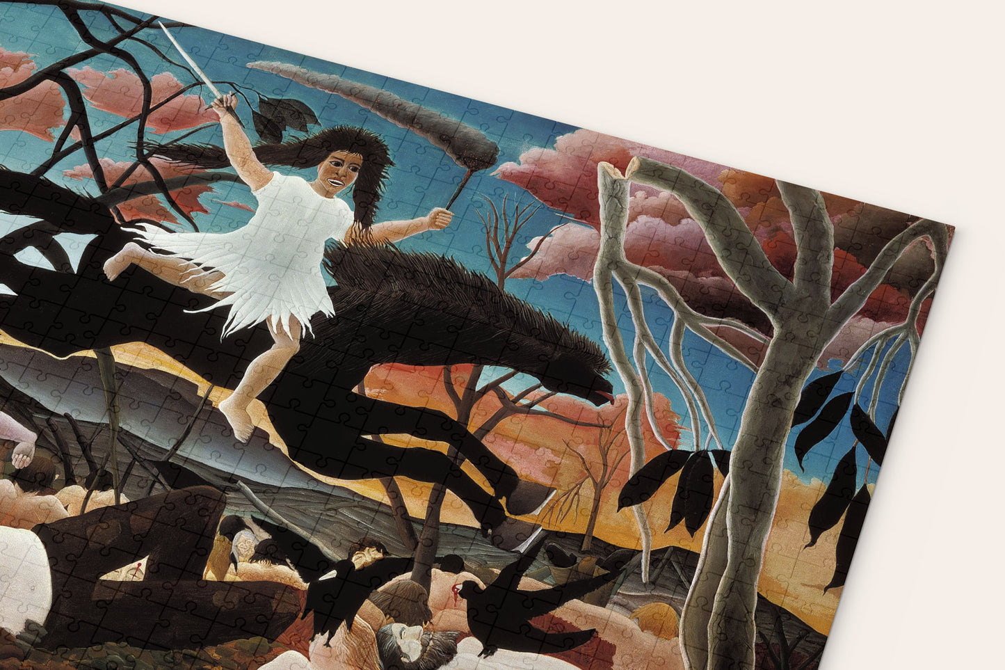 Henri Rousseau's War "La Guerre" Puzzle