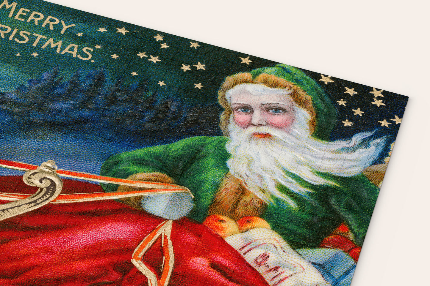 Merry Christmas from Santa's Sleigh Artwork Puzzle