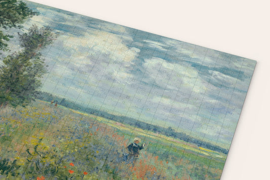 Claude Monet's "Poppy Fields near Argenteuil" Artwork Puzzle