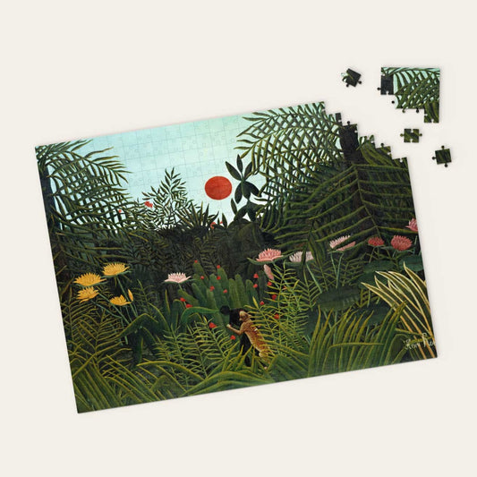 Henri Rousseau's "Virgin Forest with Sunset" Puzzle