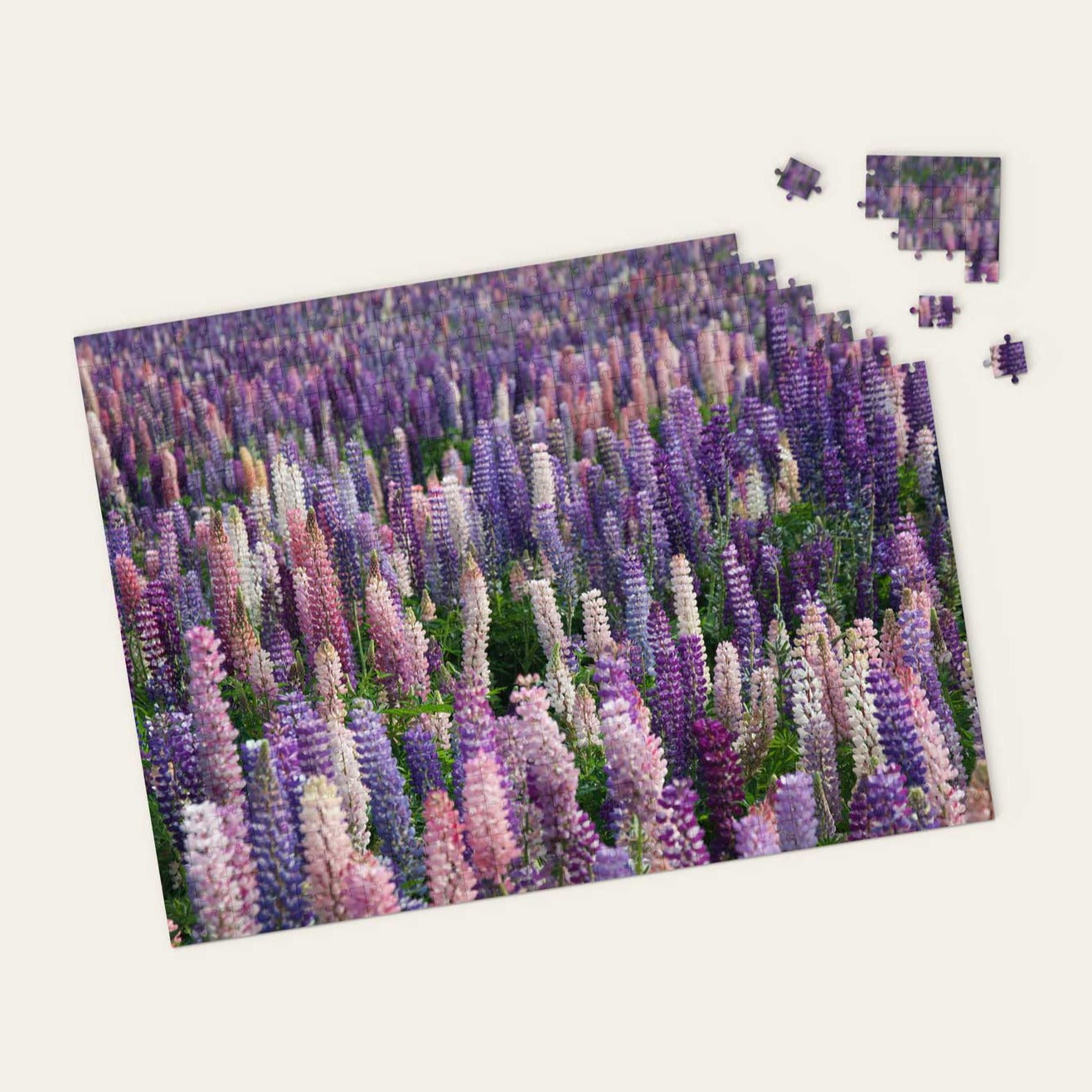 Field Of Lupine Flowers Puzzle