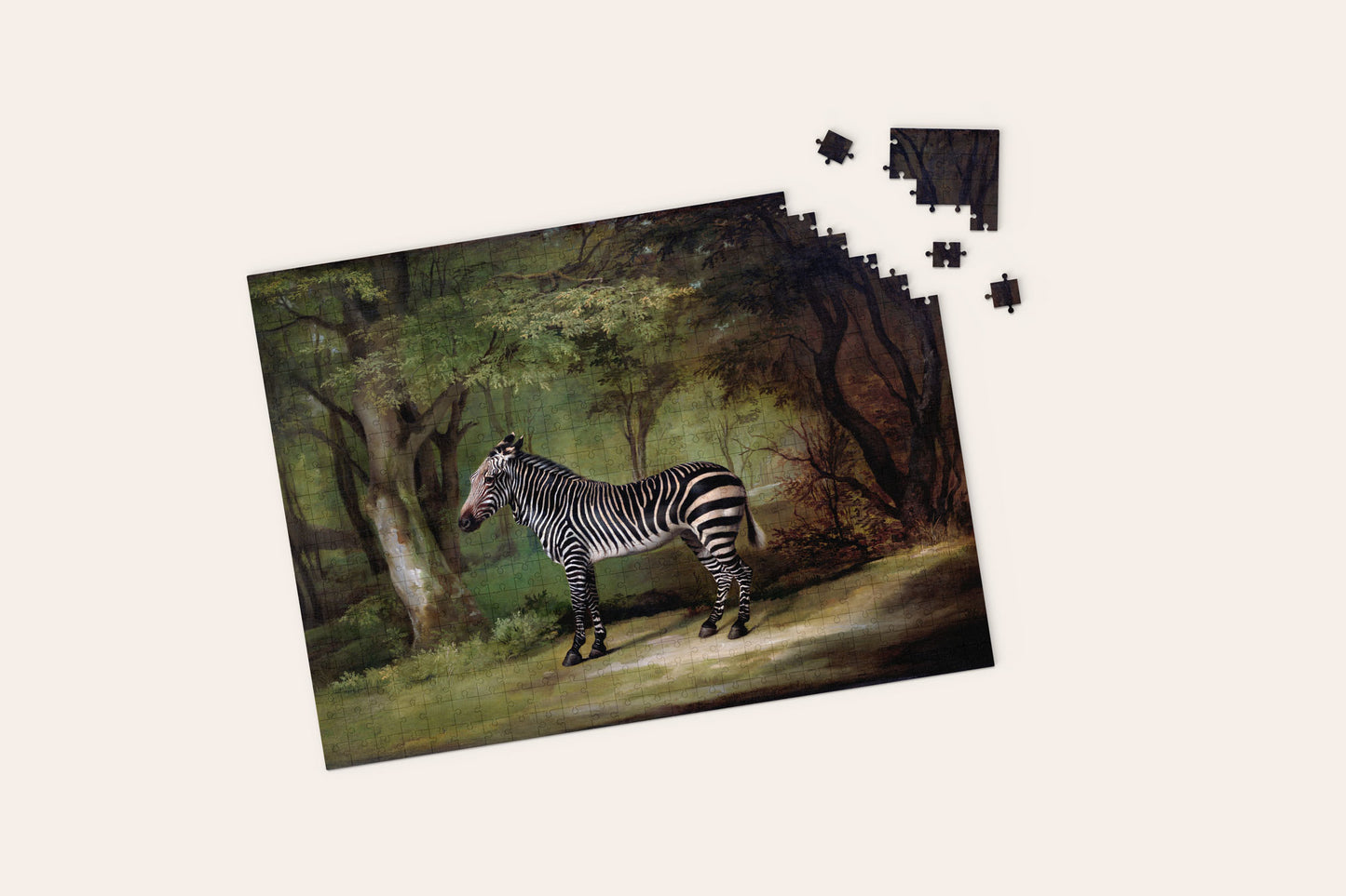 "Zebra" by George Stubbs Artwork Puzzle