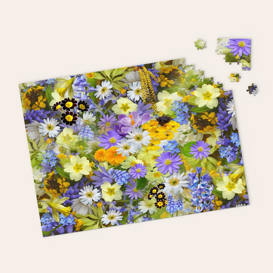 Fresh Happy Flowers Puzzle