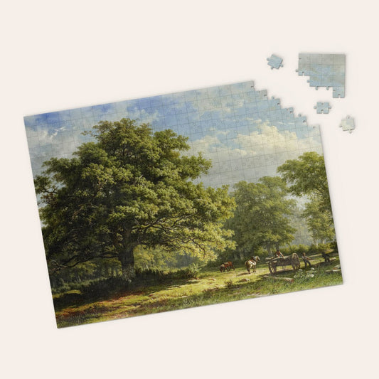 George Andries Roth "View in the Bentheim Forest" Puzzle