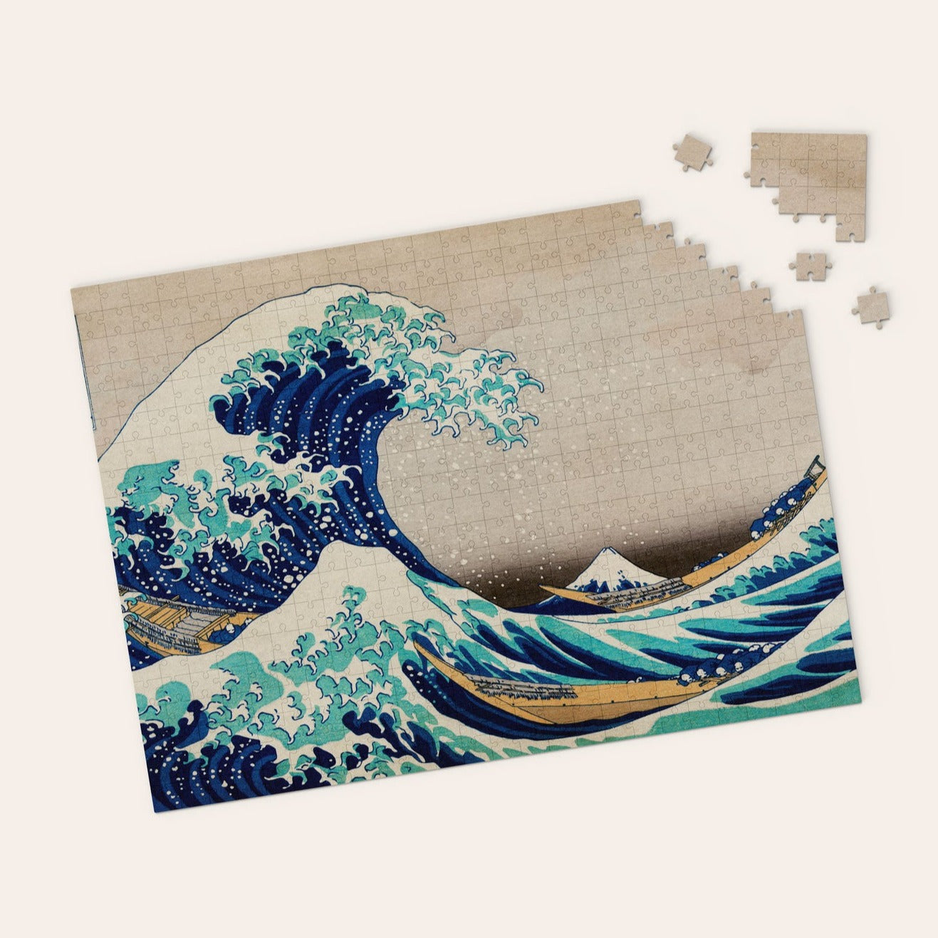 Katsushika Hokusai's "The Great Wave off Kanagawa" Puzzle