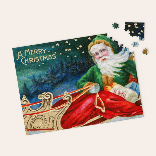 Merry Christmas from Santa's Sleigh Artwork Puzzle