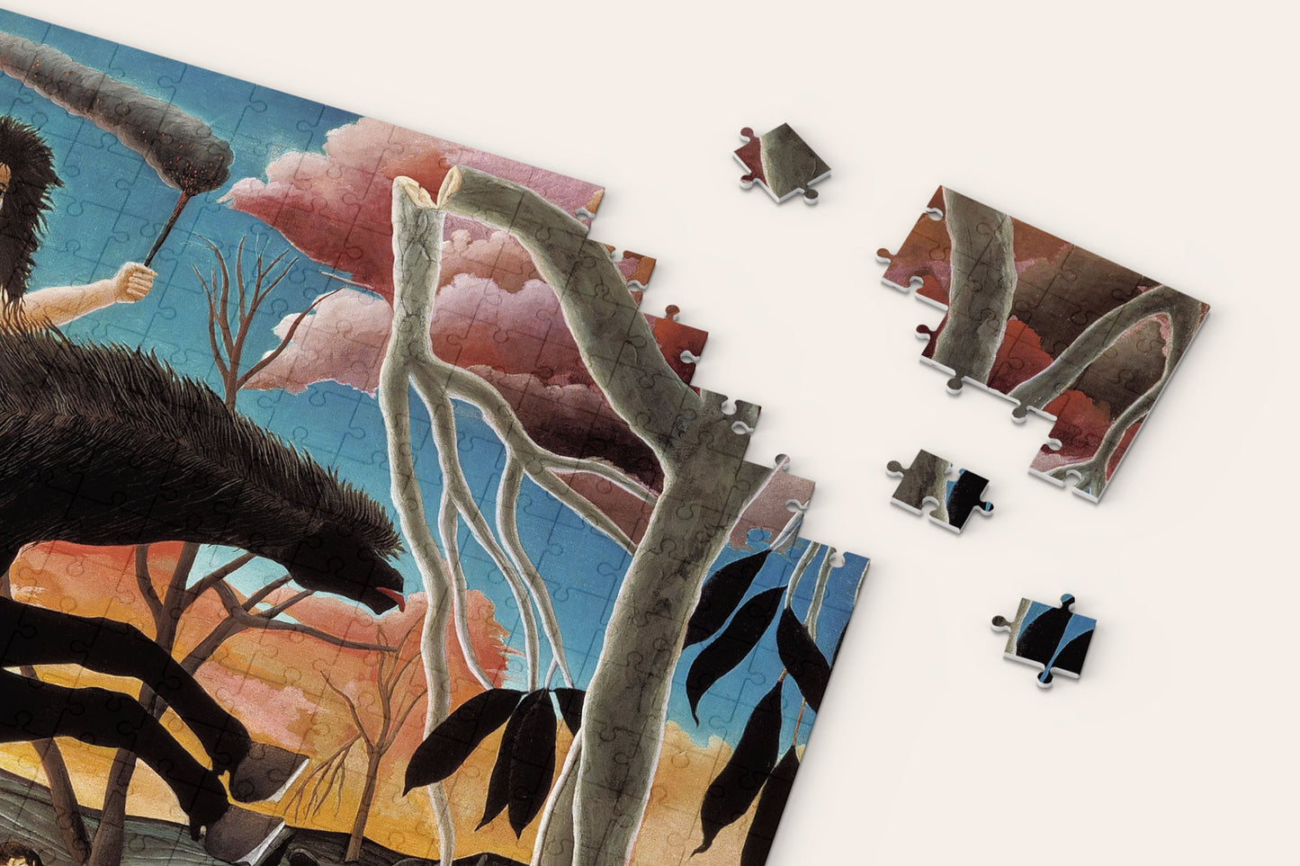 Henri Rousseau's War "La Guerre" Puzzle