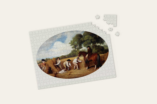 Vintage Horse Oval Puzzle