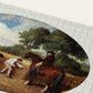 Vintage Horse Oval Puzzle